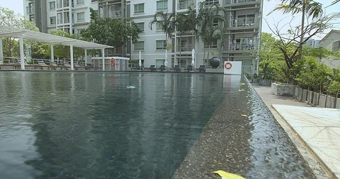 Natural pool Stock Footage 105558729