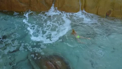 Natural pool Stock Footage 133043019