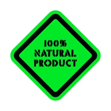 Natural product vector sticker Stock Illustration