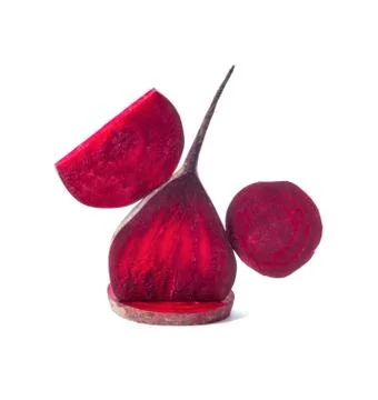 Natural Red Beet Vegetable Composition, vitamins vegan volumetric light view  Stock Photos