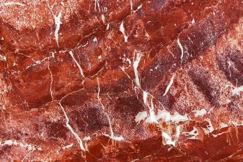 Natural red marble pattern. Stone background photo texture Stock Photos