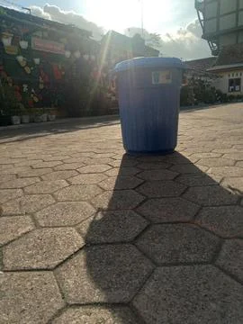 Natural reflection of the sunset Stock Photos