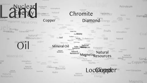 NATURAL RESOURCES Keywords Animation, Background, Loop Stock Footage 249289558