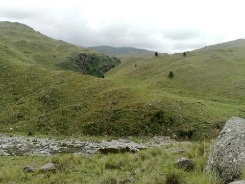 Natural river mountain Stock Photos