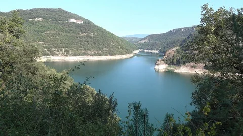 On the natural road of Ter in Girona Video stock 120360870