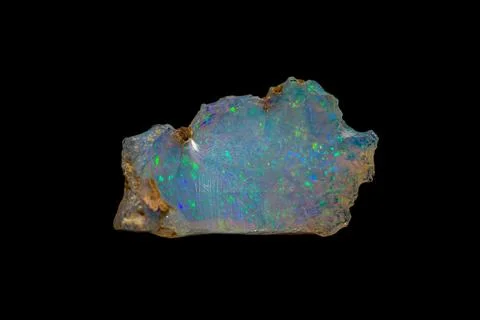 Natural rough opal gemstone Stock Photos