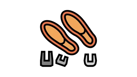 Natural rubber elastomer color icon animation Stock Footage 225037624