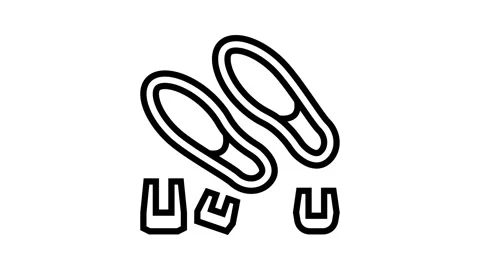 Natural rubber elastomer line icon animation Stock Footage 224437892