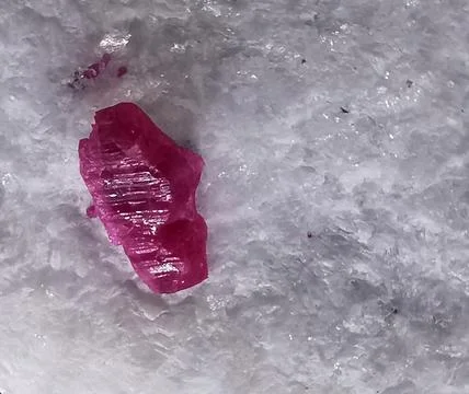 Natural ruby mineral texture Stock Photos