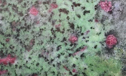 Natural ruby mineral texture 库存照片
