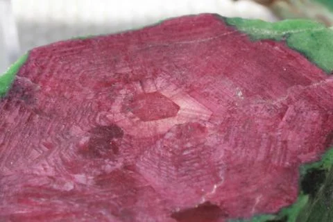 Natural ruby texture mineral Stock Photos