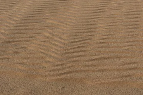 Natural sand ripples texture background on a desert dune at Khor Al Adaid  Фото