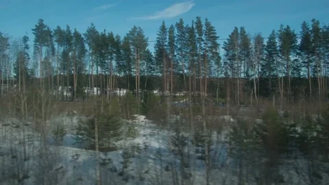 Natural scenery from the train window Vidéo 171866348