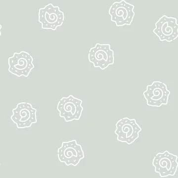 Natural science lesson line vector seamless pattern 库存插图