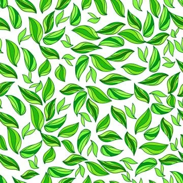 Natural seamless pattern for  eco products design. Stock Illustration