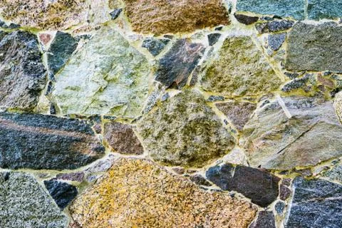 Natural Seamless Pattern Surface Decorative Design. Old Stone Wall Texture Stock Photos