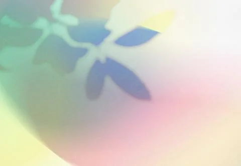 Natural shadow overlay on abstract gradient colorful background with grainy t Foto stock