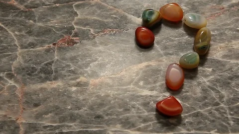 Natural sharp stone marble background Stock Footage 119305081