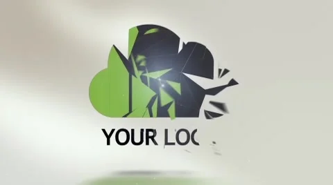 Natural Shattered Logo Intro Modèle After Effects