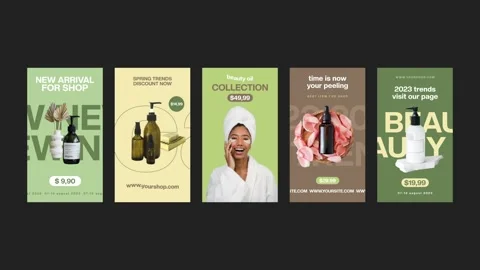Natural Shopping Instagram Reels Stock After Effects