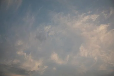 Natural sky with clouds is the best background of nature. Stock Photos