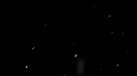 Natural Snow on Black Background Video stock 68751566
