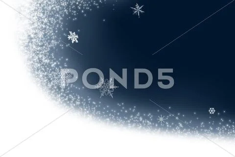 Natural snowflakes Stock Illustration