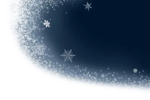 Natural snowflakes Stock Illustration