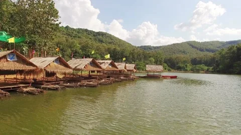 Natural sources of water storage dam. Stock Footage 59297622