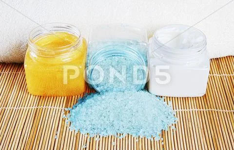 Natural spa cosmetics Stock Photos