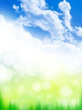 Natural spring background Stock Illustration