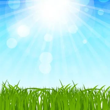 Natural Spring Background Vector Illustration Illustrazione stock