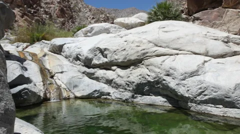 Natural Spring Pool Stock Footage 47397597
