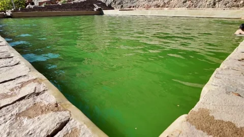 Natural Spring Pool of Win-Timdouine – Moroccan Mountain Escape April 14, 2025 Stock-Footage 306767955