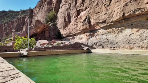 Natural Spring Pool of Win-Timdouine – Moroccan Mountain Escape April 14, 2025 Stock Footage 306768662