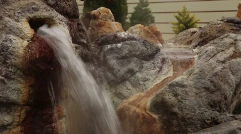 Natural spring water video Stock Footage 65339465