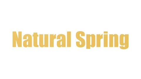 Natural Spring Word Cloud Animated Isolated On White Stock Footage 107232412