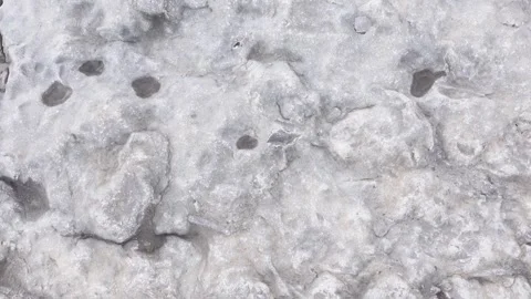 Natural stone formation texture loop video Stock Footage 335093130