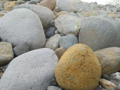 Natural stone from river Foto stock