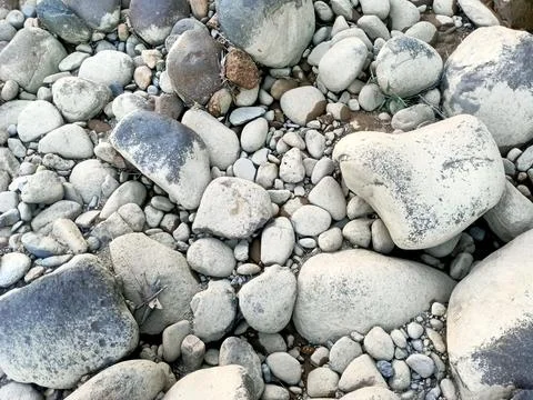 Natural stone from river Stock Photos