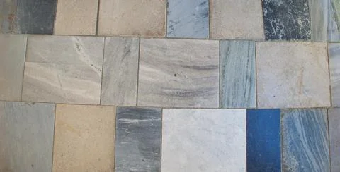 Natural stone tile texture background, marble pattern and neutral tones Stock-Fotos