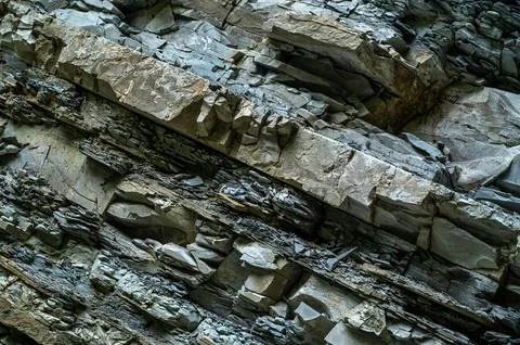 Natural stone wall. 스톡 사진