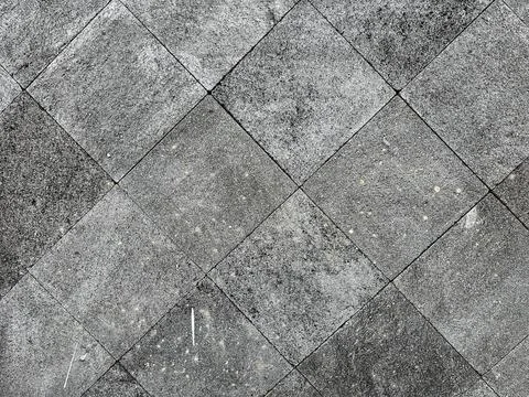 Natural stone wall with rectangle shape Stock Photos