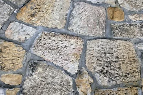 Natural Stone Wall Texture for Architectural Design and Backgrounds Stock Photos