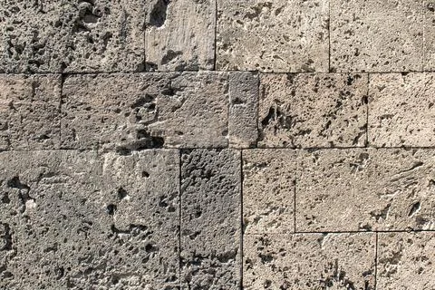 Natural Stone Wall Texture With Irregular Pattern Stock-Fotos
