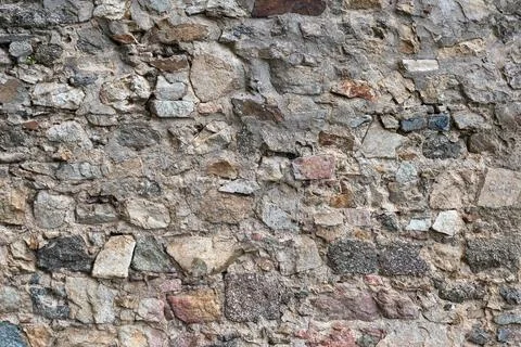 Natural Stone Wall Textures Rustic Weathered Patterned Surface Structure Stock Photos