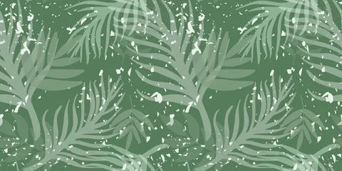 Natural summer Hawaii seamless pattern Stock Illustration