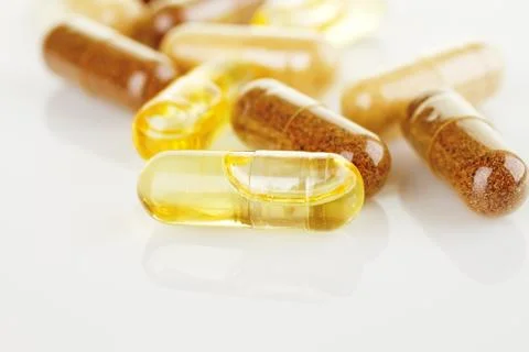 Natural supplements Stock Photos