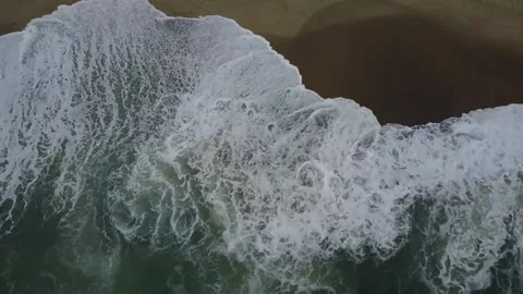 NATURAL SURF BEACH Stock Footage 218423550