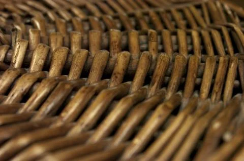 Natural texture of wicker Stock Photos